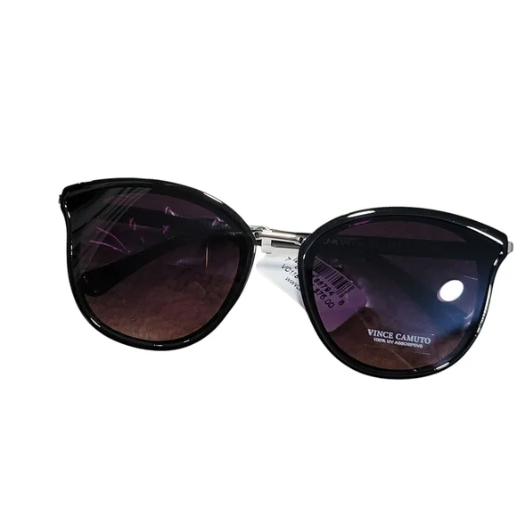 NWT | Vince Camuto | Black Cat-Eye Style Sunglasses - Picture 1 of 6